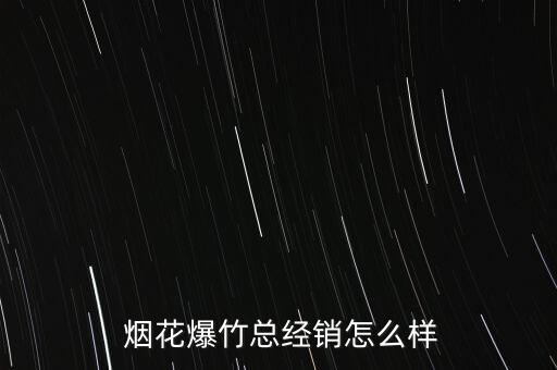  煙花爆竹總經銷怎么樣