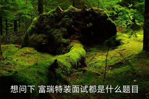 富瑞特裝待遇怎么樣,選擇自己擅長的領域和職業規劃