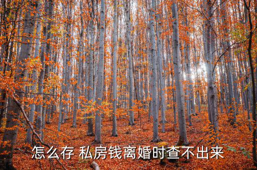 怎么存私房錢,男人如何挽回私房錢不被老婆發現?