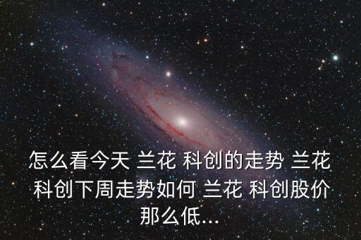 怎么看今天 蘭花 科創的走勢 蘭花 科創下周走勢如何 蘭花 科創股價那么低...