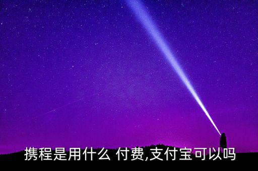 攜程怎么付費,一般情況下可用支付寶但少數情況不能用