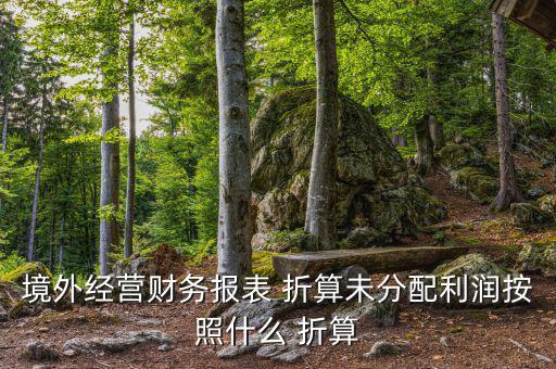境外經營財務報表 折算未分配利潤按照什么 折算