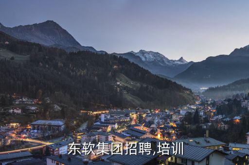  東軟集團招聘,培訓