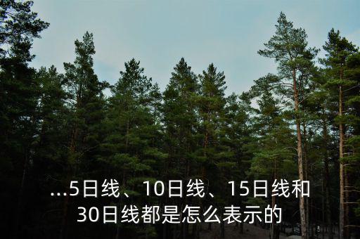 5日均線怎么畫,5均線是股價的5個標準區