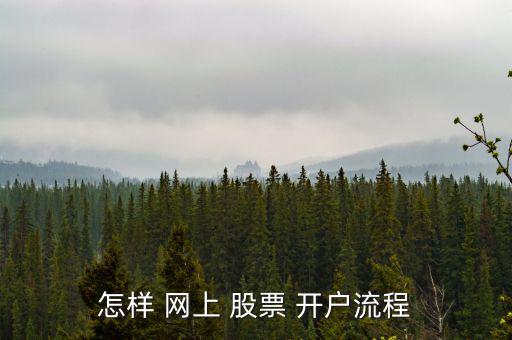 怎樣 網上 股票 開戶流程