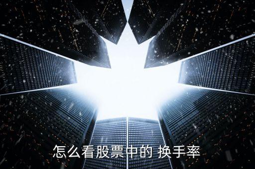 日換手率怎么看,股票換手率連續多日超過15%可能成為黑馬