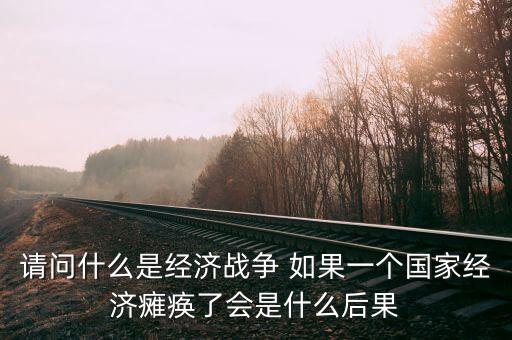 請問什么是經濟戰爭 如果一個國家經濟癱瘓了會是什么后果