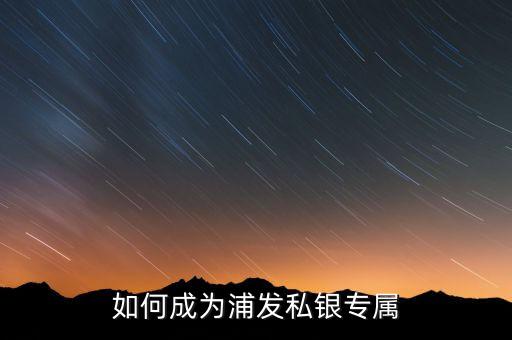 浦發銀行私銀專屬什么意思，如何辦理浦發銀行的私銀專屬理財產品