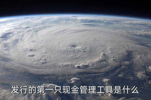什么是現金管理工具，發行的第一只現金管理工具是什么