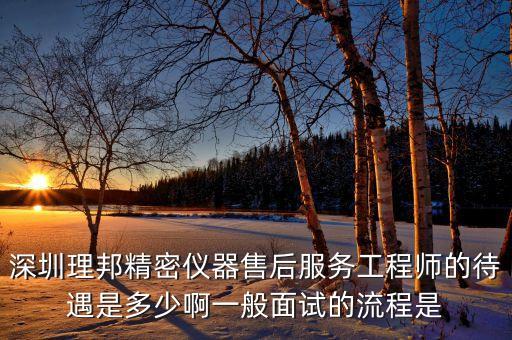 理邦儀器生產什么，深圳理邦精密儀器售后服務工程師的待遇是多少啊一般面試的流程是