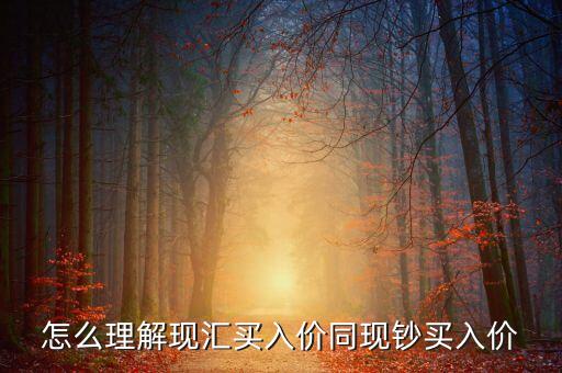 為什么現匯買入價比現鈔買入價高，為什么即期外匯牌價中現匯買入價和現鈔買入價不一樣為什么現匯