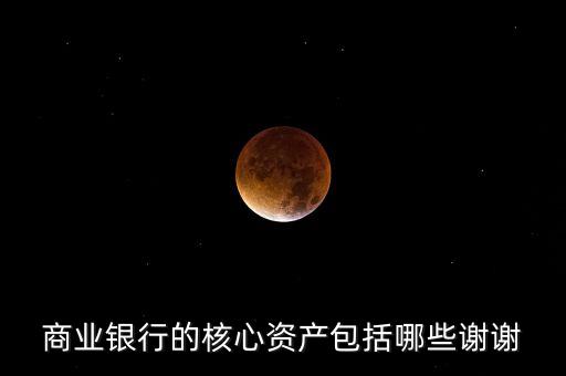 商業銀行的核心資產包括哪些謝謝