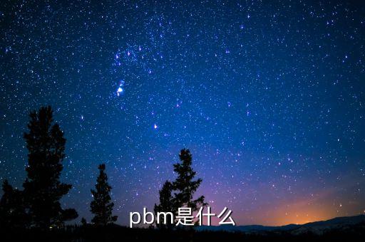 pbm是什么意思，pbm是什么