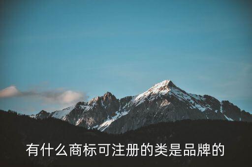 劉陽的全盛集團的注冊商標是什么，有什么商標可注冊的類是品牌的