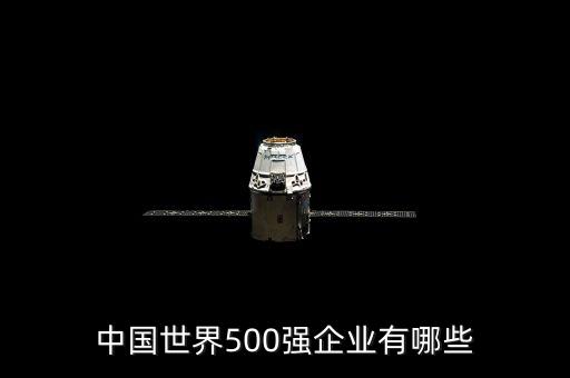 中國世界500強企業有哪些