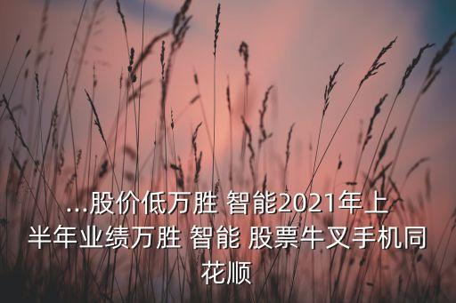 ...股價低萬勝 智能2021年上半年業績萬勝 智能 股票牛叉手機同花順