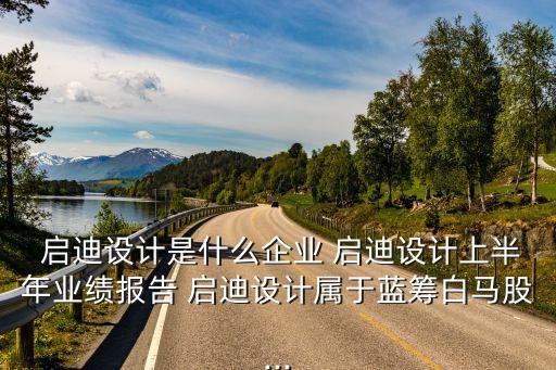  啟迪設計是什么企業 啟迪設計上半年業績報告 啟迪設計屬于藍籌白馬股...
