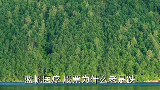 藍帆醫療 股票為什么老是跌