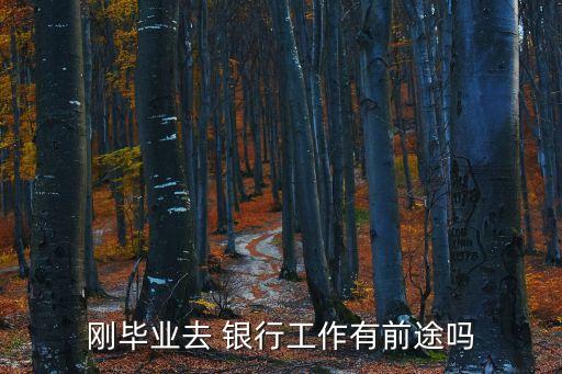 剛畢業去 銀行工作有前途嗎