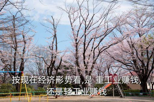 按現在經濟形勢看,是 重工業賺錢,還是輕工業賺錢