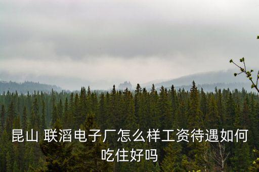 昆山 聯滔電子廠怎么樣工資待遇如何吃住好嗎