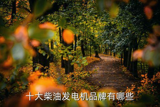十大柴油發電機品牌有哪些