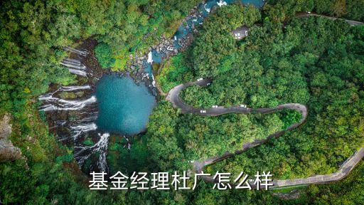 基金經理杜廣怎么樣