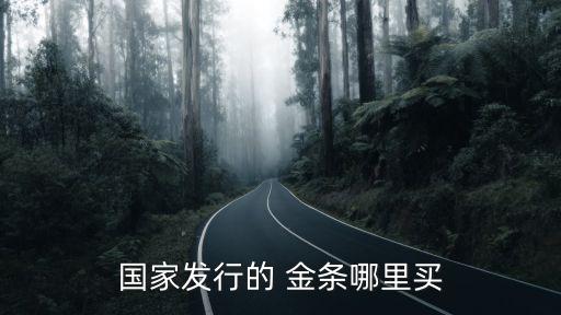 國家發行的 金條哪里買