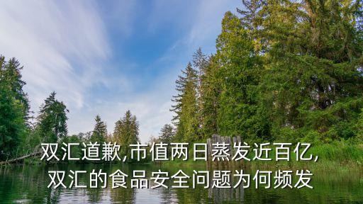  雙匯道歉,市值兩日蒸發近百億, 雙匯的食品安全問題為何頻發