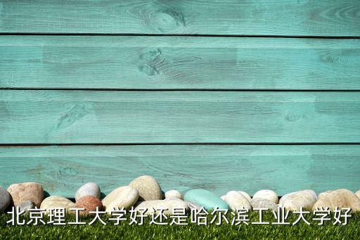 北京理工大學好還是哈爾濱工業大學好