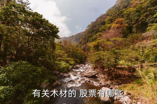 有關木材的 股票有哪些