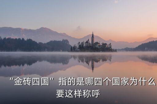 “金磚四國(guó)”指的是哪四個(gè)國(guó)家為什么要這樣稱(chēng)呼