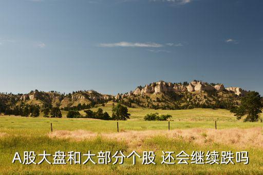 A股大盤和大部分個股 還會繼續跌嗎