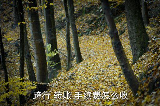 中信銀行跨行轉賬手續費