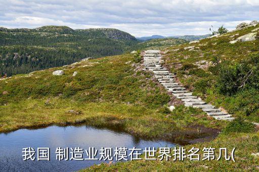 我國 制造業規模在世界排名第幾(