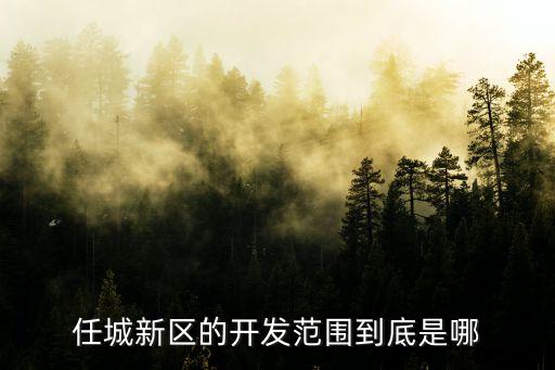 任城新區的開發范圍到底是哪