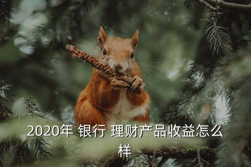 2020年 銀行 理財產品收益怎么樣