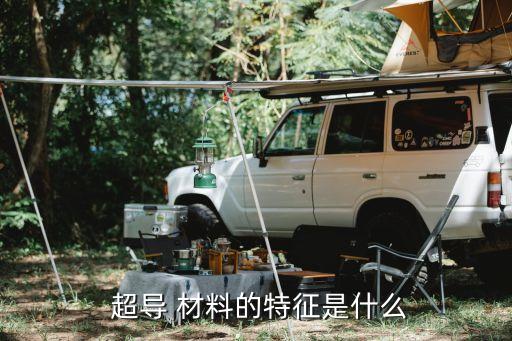  超導 材料的特征是什么