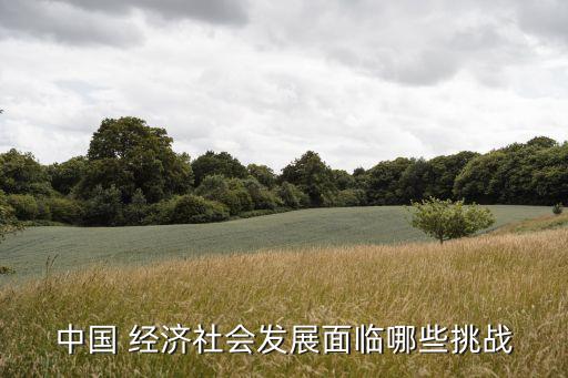 中國 經濟社會發展面臨哪些挑戰