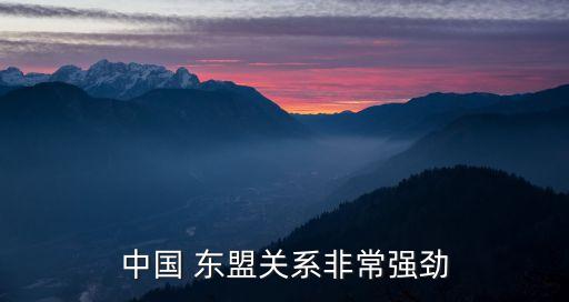 中國和東盟的優勢