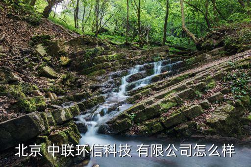 北京 中聯環信科技 有限公司怎么樣