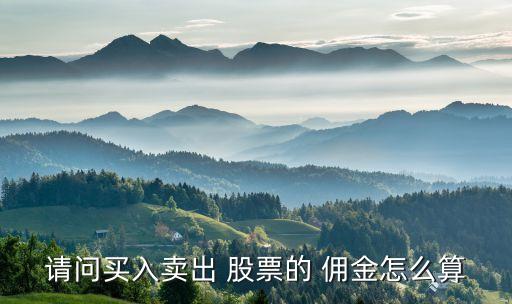 股票手續費可返傭金嗎,股票收取多少手續費