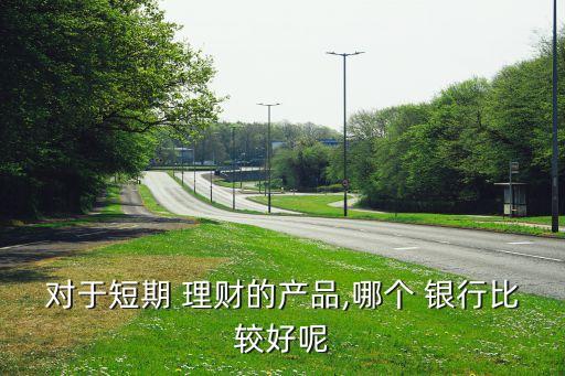 對(duì)于短期 理財(cái)?shù)漠a(chǎn)品,哪個(gè) 銀行比較好呢
