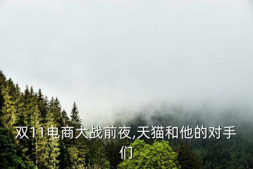 雙11電商大戰前夜,天貓和他的對手們