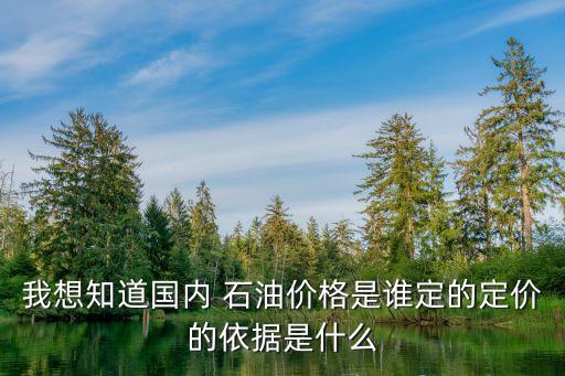 我想知道國內 石油價格是誰定的定價的依據是什么