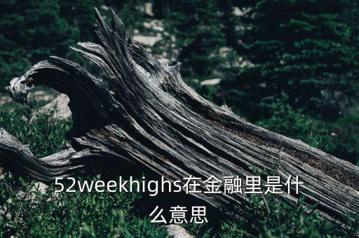 52周新高股票數