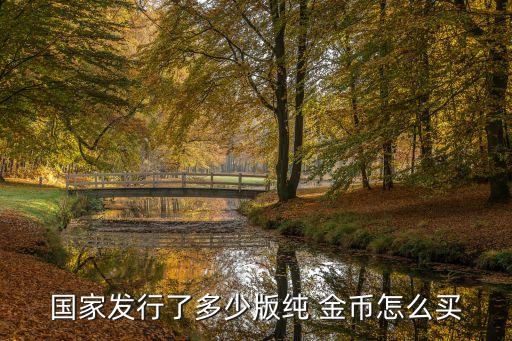 國家發行了多少版純 金幣怎么買