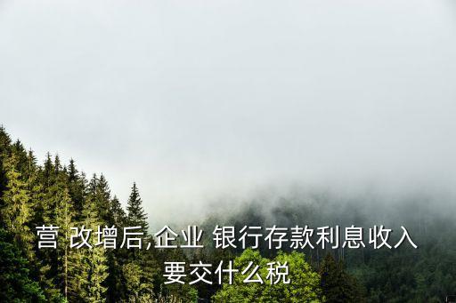 銀行營改增方案,金融業營改增給銀行帶來的影響