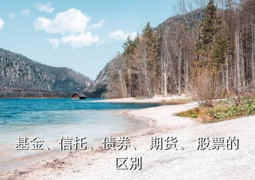 基金、信托、債券、 期貨、 股票的區(qū)別