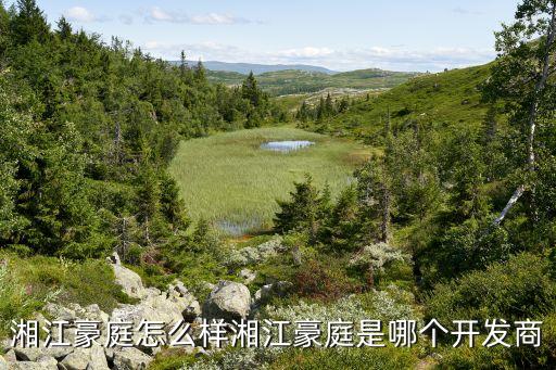 湘江豪庭怎么樣湘江豪庭是哪個開發商